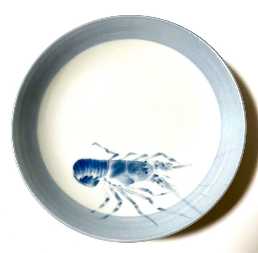 Amazon.co.jp: 片岡鶴太郎/伊勢海老絵付け皿セット : おもちゃ